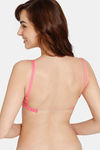 Zivame Beautiful Basics Padded Non Wired 3/4Th Coverage Backless Bra - Pink Lemonade — thumbnail 1